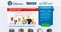 Desktop Screenshot of myfasthandyman.com